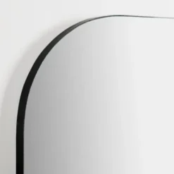 Framed Mirrors-Kirkland's Home Black Frame Linear Arch Wall Mirror