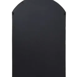 Decorative Mirrors-Kirkland's Home Black Iron Arched Windowpane Mirror