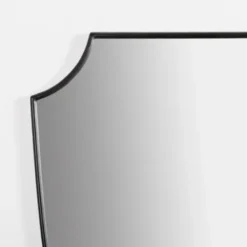 Decorative Mirrors-Kirkland's Home Black Iron Shield Wall Mirror