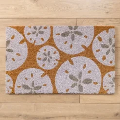 Doormats-Kirkland's Home Black Lattice Doormat Black/Tan