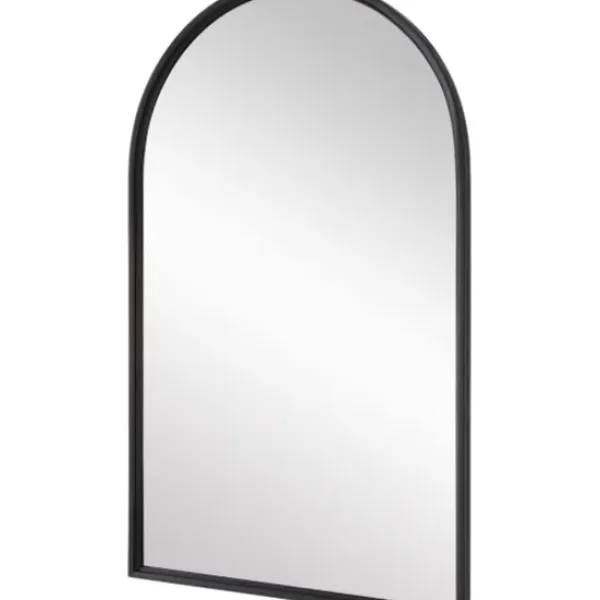 Decorative Mirrors-Kirkland's Home Black Metal Arch Frame Wall Mirror