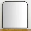 Decorative Mirrors-Kirkland's Home Black Metal Arch Mirror