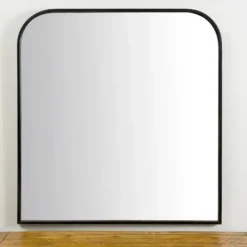 Decorative Mirrors-Kirkland's Home Black Metal Arch Mirror