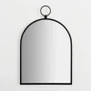 Decorative Mirrors-Kirkland's Home Black Metal Arched Wall Mirror