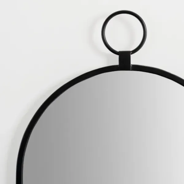 Decorative Mirrors-Kirkland's Home Black Metal Arched Wall Mirror