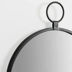 Decorative Mirrors-Kirkland's Home Black Metal Arched Wall Mirror