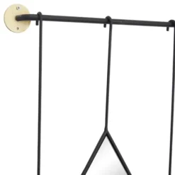 Decorative Mirrors-Kirkland's Home Black Metal Nova Hanging Wall Mirror