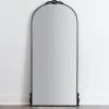 Decorative Mirrors-Kirkland's Home Black Metal Ornate Arch Large Mirror