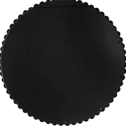 Decorative Mirrors-Kirkland's Home Black Metal Round Beaded Wall Mirror