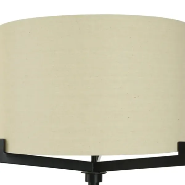 Floor Lamps-Kirkland's Home Black Metal Tri-Arm Floor Lamp Tan