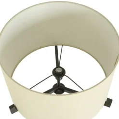 Floor Lamps-Kirkland's Home Black Metal Tri-Arm Floor Lamp Tan