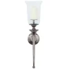 Sconces-Kirkland's Home Black Nickel Bell Sconce