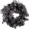 Wreaths-Kirkland's Home Black Oak Halloween Wreath Black/Gray