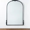 Decorative Mirrors-Kirkland's Home Black Ornate Antique Carved Mirror, 25.8X37 In.