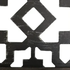 Sconces-Kirkland's Home Black Ornate Laser Cut Sconces, Set Of 2