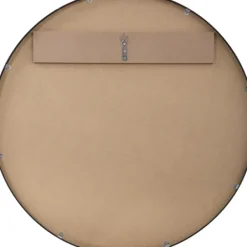 Framed Mirrors-Kirkland's Home Black Round Simple Frame Large Wall Mirror