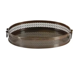 Fireplace Accessories-Kirkland's Home Black Scroll Work Metal Fireplace Screen