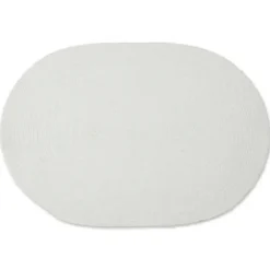 Kitchen & Floor Mats-Kirkland's Home Black Striped Heart Pet Bowl Mat Black/White