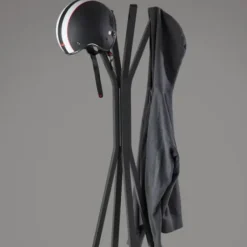 Entryway Furniture-Kirkland's Home Black Wooden Tripod Leg Coat Rack