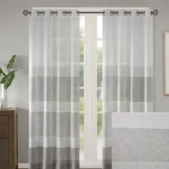 Curtains & Drapes-Kirkland's Home Blackout Curtains, 84 In. White