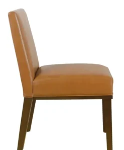 Dining Chairs-Kirkland's Home Blair Carmel Leather Dining Chair Brown