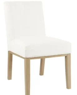 Dining Chairs-Kirkland's Home Blair Stain Proof Dining Chair White