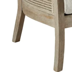 Accent Chairs-Kirkland's Home Blake Cane Back Accent Chair Tan