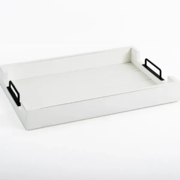 Decorative Trays-Kirkland's Home Blessed Natural Wood Tray With Handles Brown