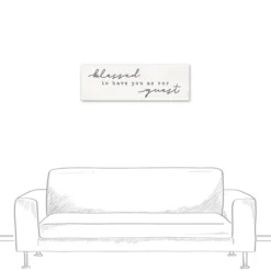 Wall Quotes & Signs-Kirkland's Home Blessed To Have You Canvas Wall Plaque White/Gray