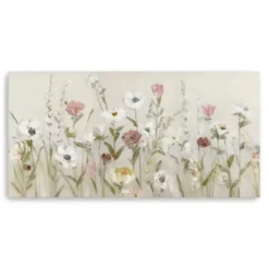 Canvas Art-Kirkland's Home Bloomin Around Giclee Canvas Art Print Tan