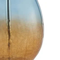 Table Lamps-Kirkland's Home Blue And Amber Glass Table Lamps, Set Of 2 White