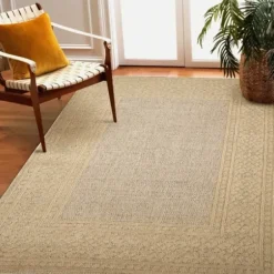 Outdoor Rugs-Kirkland's Home Blue And Gray Medallion Outdoor Area Rug, 6X9 Blue/Gray