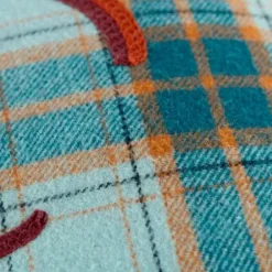 Pillows-Kirkland's Home Blue And Orange Plaid Harvest Lumbar Pillow Blue/Orange
