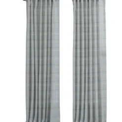 Curtains & Drapes-Kirkland's Home Blue And White Farmhouse Stripe Valance White/Blue
