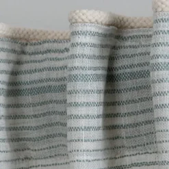 Curtains & Drapes-Kirkland's Home Blue And White Farmhouse Stripe Valance White/Blue