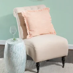 Accent & End Tables-Kirkland's Home Blue And White Mosaic Capiz Shell Drum End Table