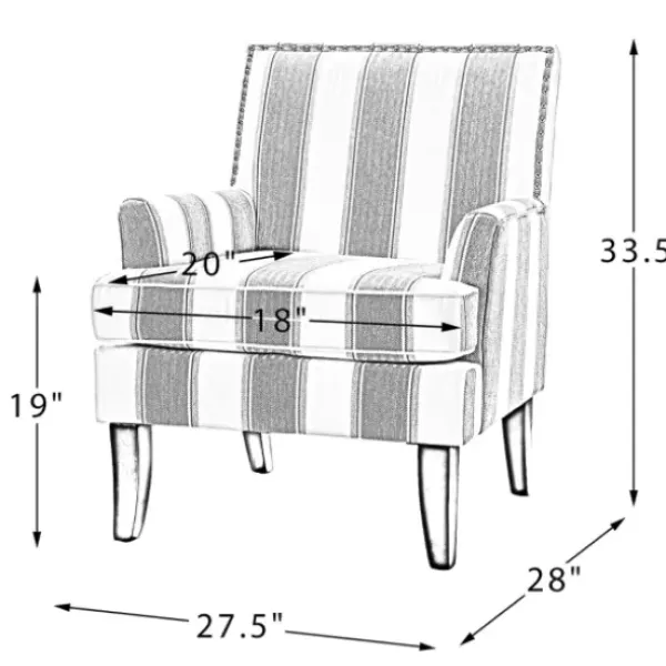 Accent Chairs-Kirkland's Home Blue And Yellow Floral Upholstered Accent Chair Blue/Yellow