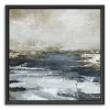 Canvas Art-Kirkland's Home Blue Bay Framed Canvas Art Print, 42X42 In. Blue/Gray