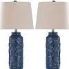 Table Lamps-Kirkland's Home Blue Bo Ical Mayfield Table Lamps, Set Of 2 Tan