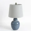 Table Lamps-Kirkland's Home Blue Elaine Table Lamp White