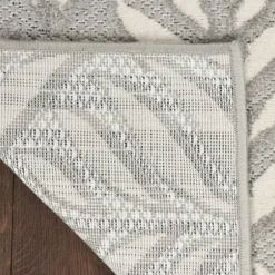 Outdoor Rugs-Kirkland's Home Blue Elletta Indoor/Outdoor Area Rug, 7X9 Gray