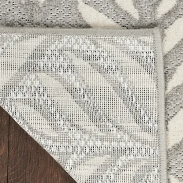 Outdoor Rugs-Kirkland's Home Blue Elletta Indoor/Outdoor Area Rug, 7X9 Gray