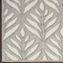 Outdoor Rugs-Kirkland's Home Blue Elletta Indoor/Outdoor Area Rug, 7X9 Gray