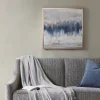 Framed Art-Kirkland's Home Blue Embrace Gold Foil Framed Art Print Blue/Gold