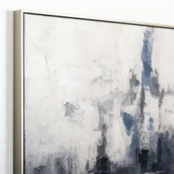 Canvas Art-Kirkland's Home Blue Era Abstract Ii Framed Canvas Art Print Blue/White