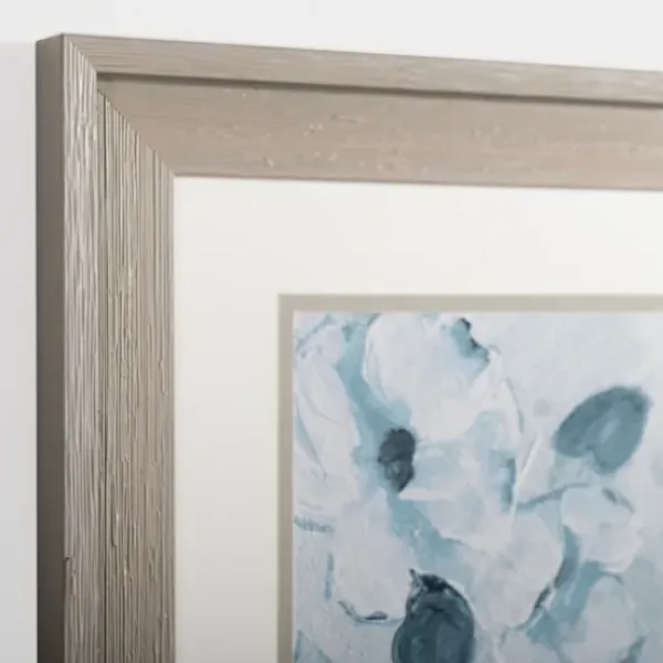 Framed Art-Kirkland's Home Blue Floral Bird I Framed Art Print Blue/White