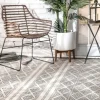 Outdoor Rugs-Kirkland's Home Blue Floral Burst Outdoor Area Rug, 6X9 Blue/White