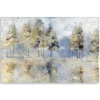 Canvas Art-Kirkland's Home Blue Golden Forest Giclee Canvas Art Print Blue/Gold