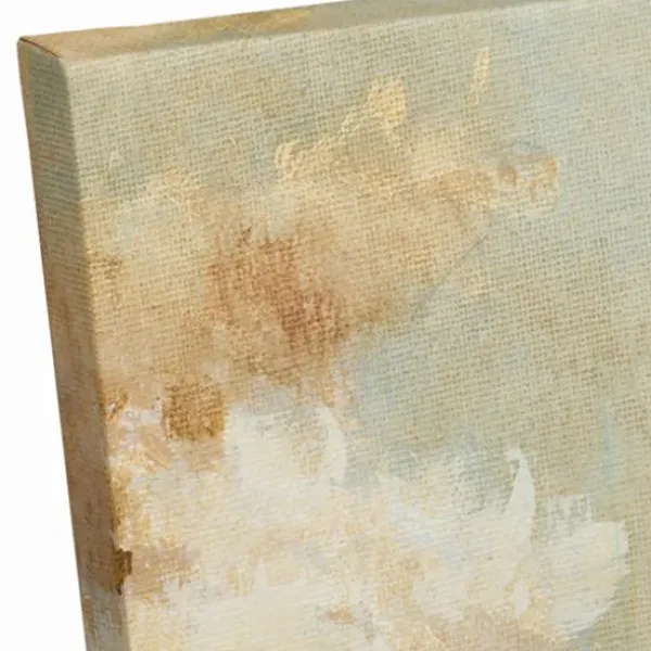 Canvas Art-Kirkland's Home Blue Golden Landscape Canvas Art Print, 40X40 In. Blue/Gold