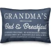 Pillows-Kirkland's Home Blue Grandma'S Bed And Breakfast Accent Pillow Blue/White